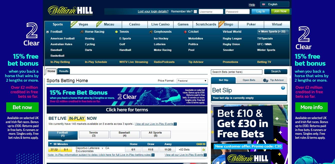 William Hill online